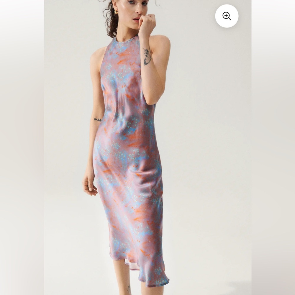 Silk Laundry HALTER DRESS DAZED - Picture 2 of 5